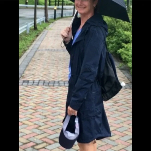 💙ATHLETA CITY SLICKER JACKET-NAVY BLUE-S💙 Jackets & Coats